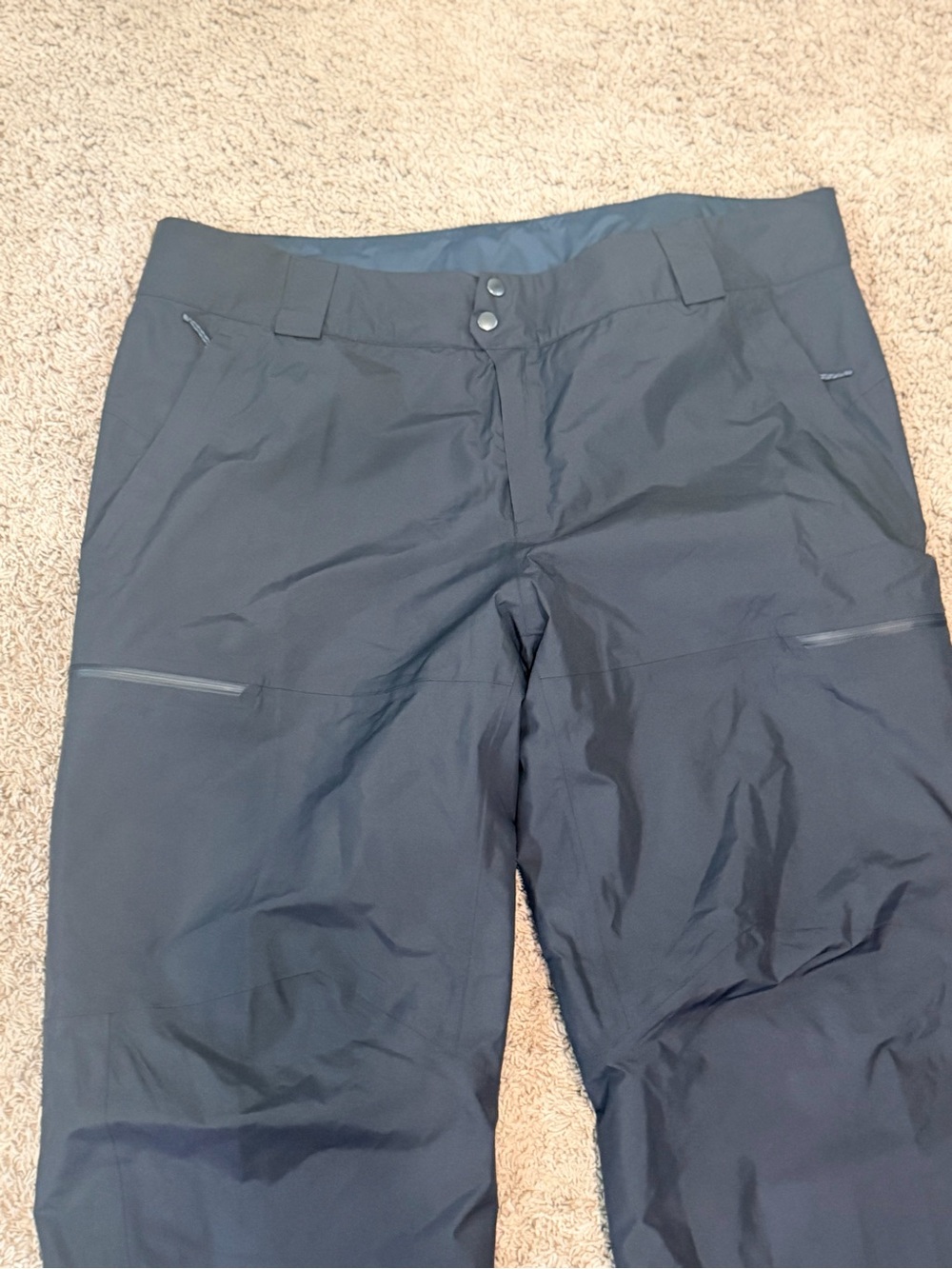 Patagonia Men's XXL H2No Snowboard Pants RECCO Waterproof Insulated Black NWOT - Picture 5 of 9